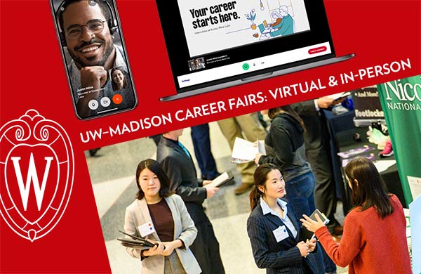 UW–Madison Career Fairs: Now virtual and in-person