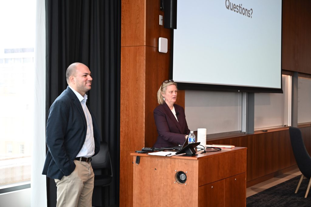 John Garnetti and Sara Braas