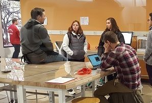 Makerspace students