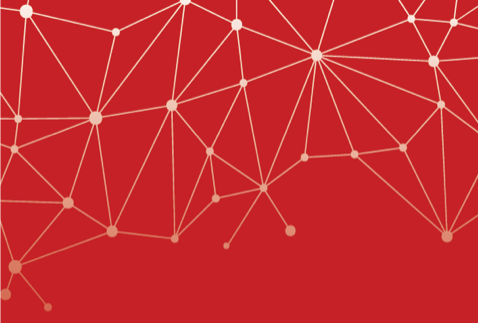 Abstract illustration showing connected dots