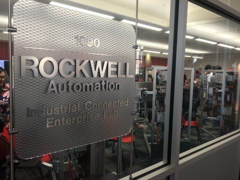 Rockwell Automation company sign