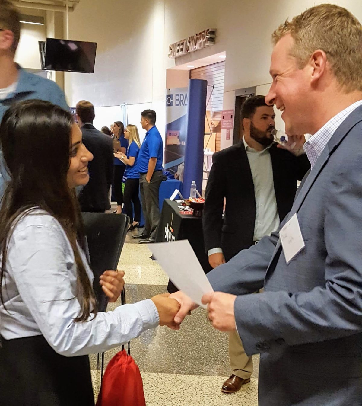 Career fair interactions