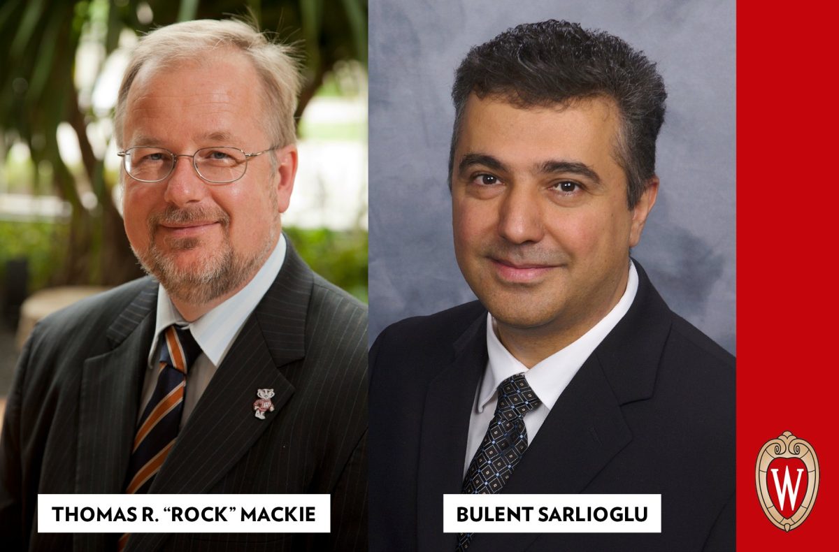 Headshots of Thomas Mackie and Bulent Sarlioglu
